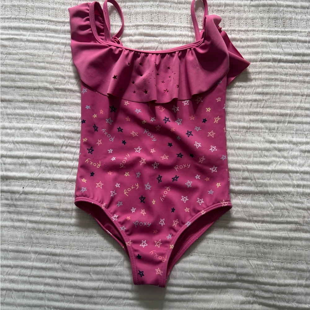 Roxy Pink Star Kids Swimsuit